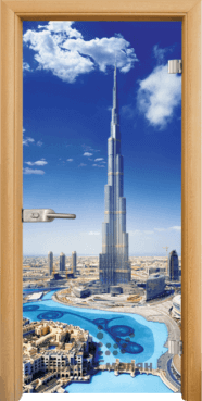 Стъклена интериорна врата Print G 13-16 Dubai